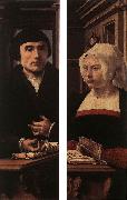 GOSSAERT, Jan (Mabuse) Wings of a Triptych dg oil painting artist